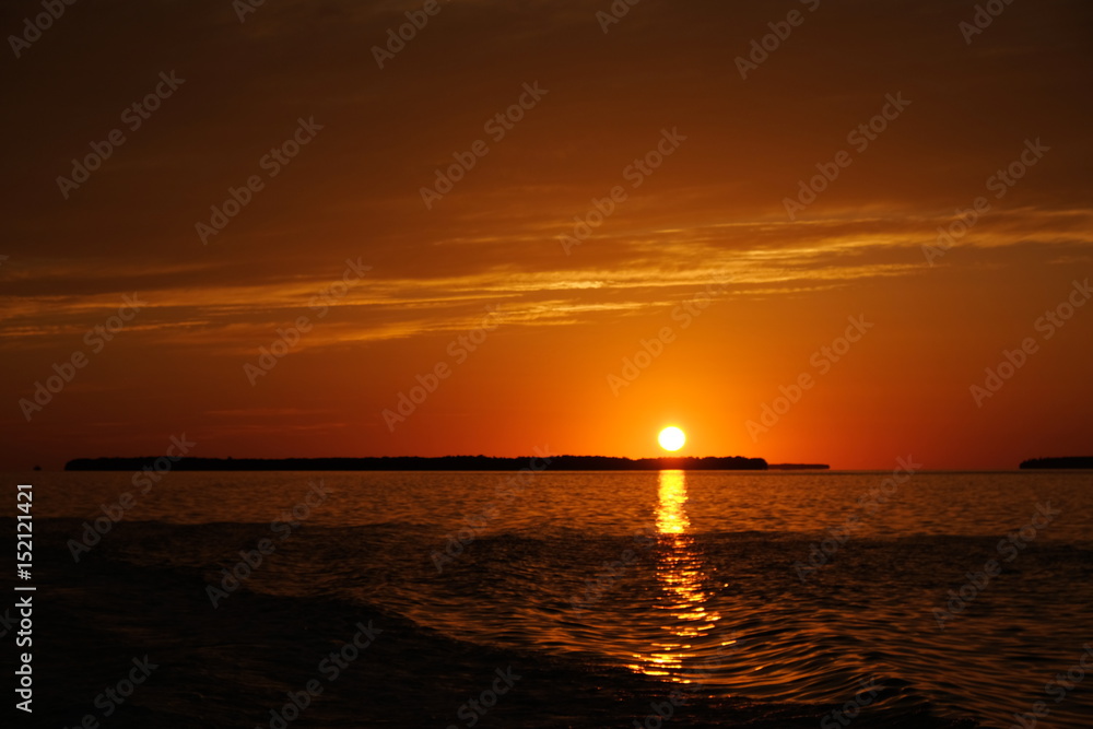 Amazing sunset in Florida