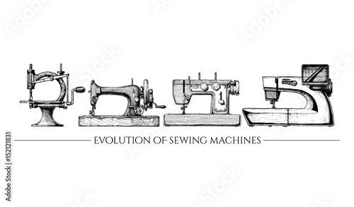 Evolution of sewing machines