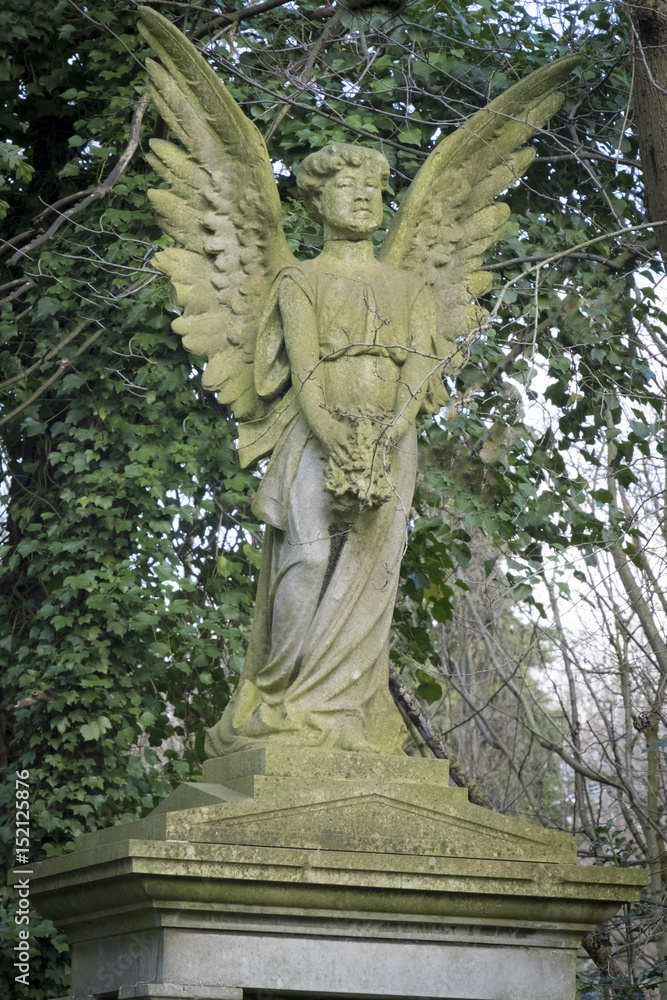 Angel Statue, Abney Cemetery, London Angel Statue, Abney Cemetery, London