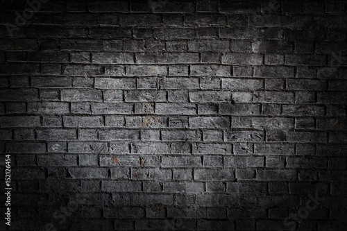 old brick wall texture grunge background with vignetted corners