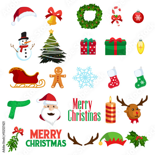 Christmas Winter Clipart Icons