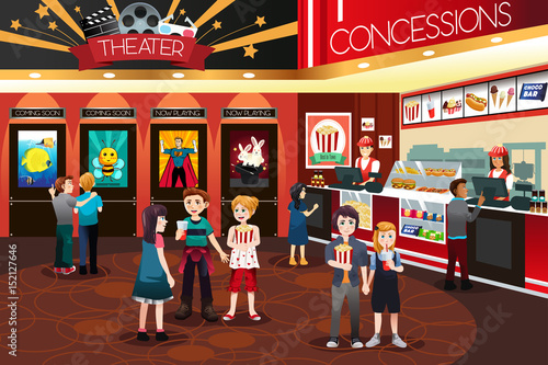 Children Going to Watch Movies