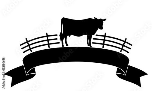 Logo with cow.