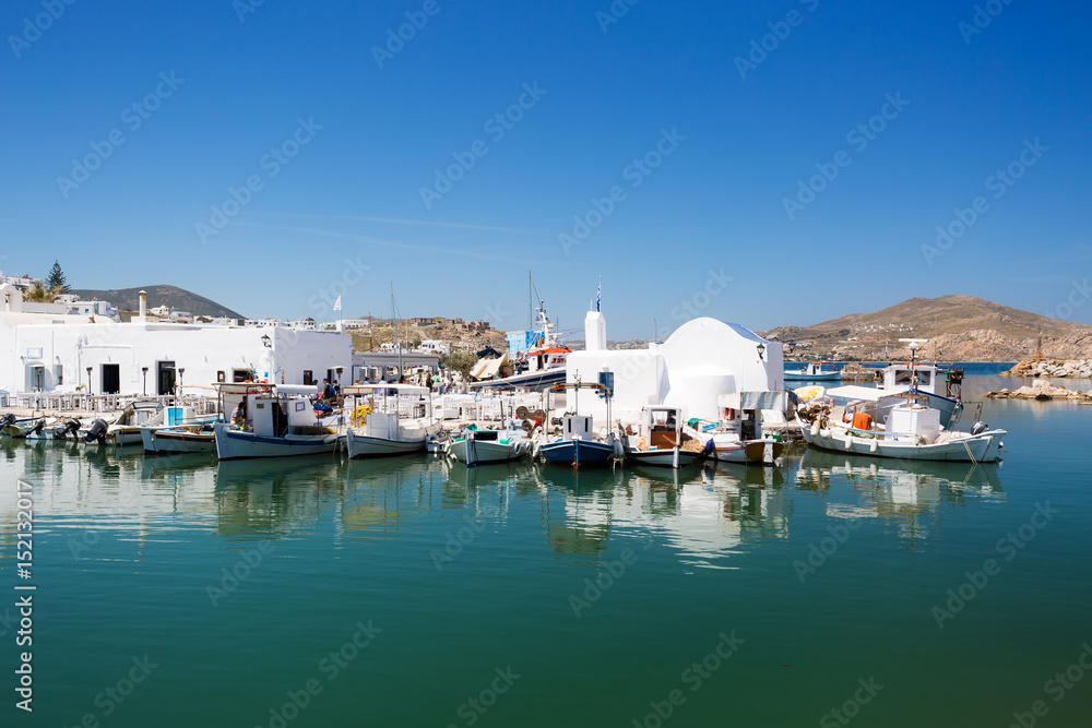 Beautiful town of Naoussa in Greece, Cyclades Islands. Beautiful town of Naoussa in Greece, Cyclades Islands.