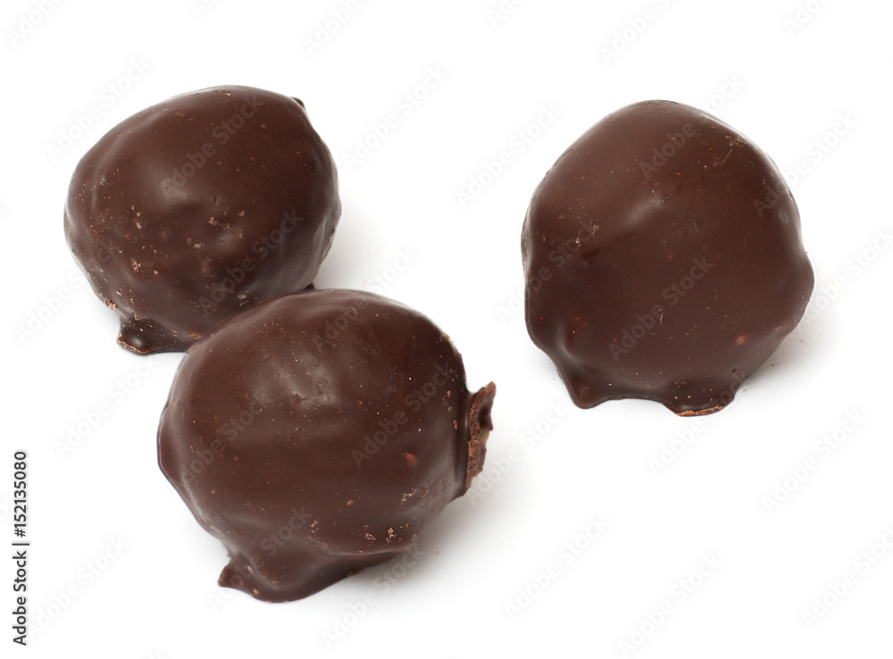mix of chocolate candies sweets isolated on white background mix of chocolate candies sweets isolated on white background