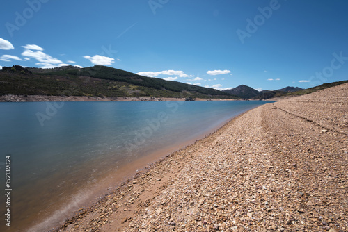 Day long exposure of Lake camporredondo in Palencia, Castilla y León, Spain. photo