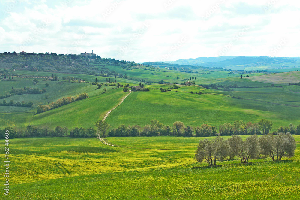 Landscape of tuscan countryside Landscape of tuscan countryside