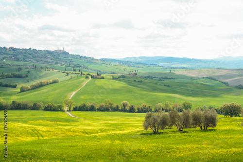 Landscape of tuscan countryside © laudibi