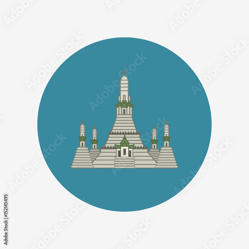 Prang of Wat Arun, Bangkok ,Thailand 