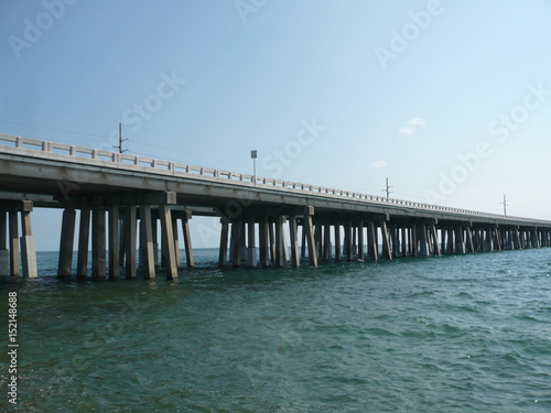 Very long overwater bridge in the Florida Keys © Sandra