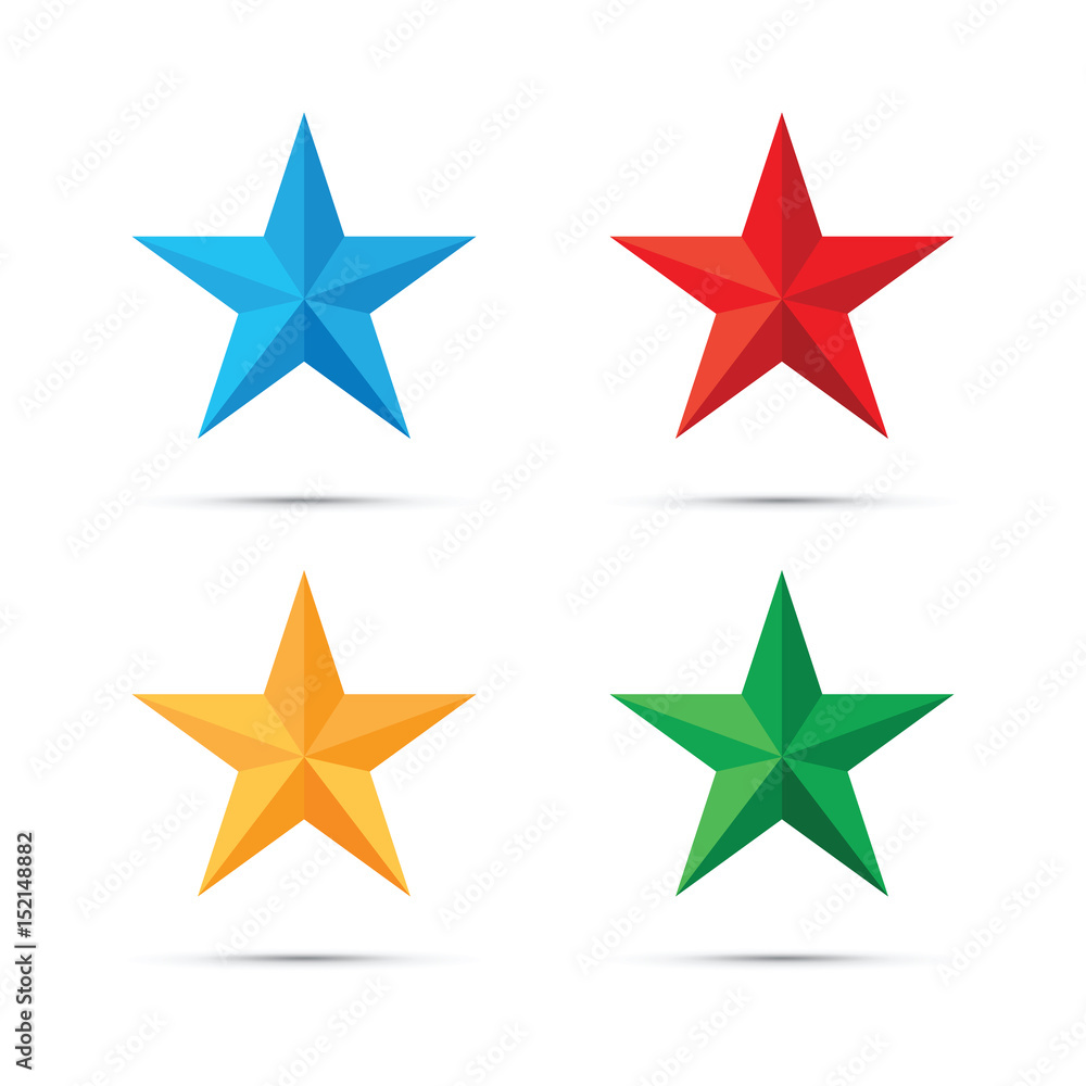 Star icon set Star icon set