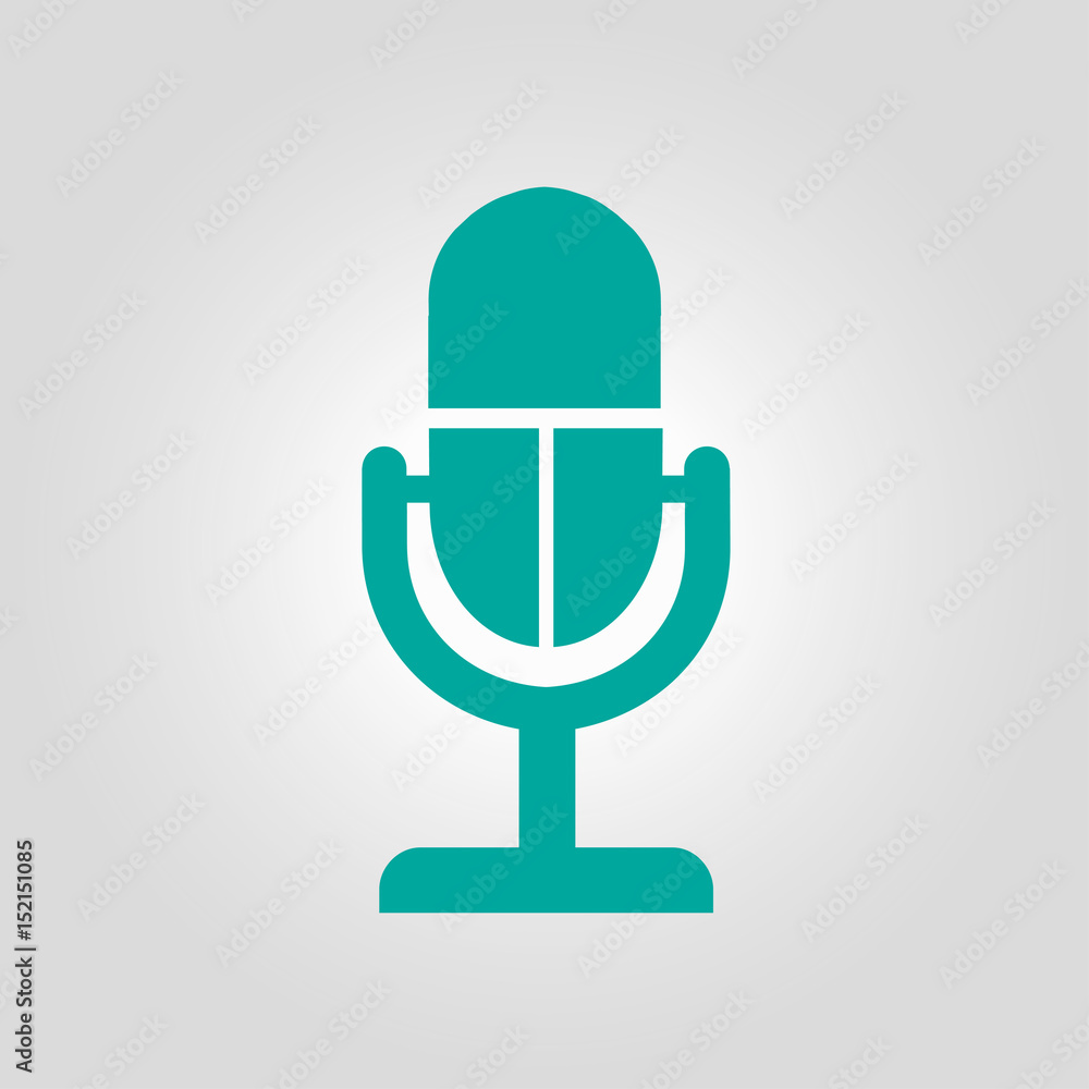 Speaker icon. Live music sign. Flat design style. Speaker icon. Live music sign. Flat design style.