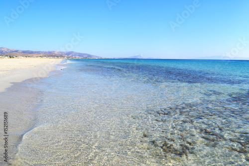 Fototapeta Naklejka Na Ścianę i Meble -  beach at Naxos island Cyclades Greece