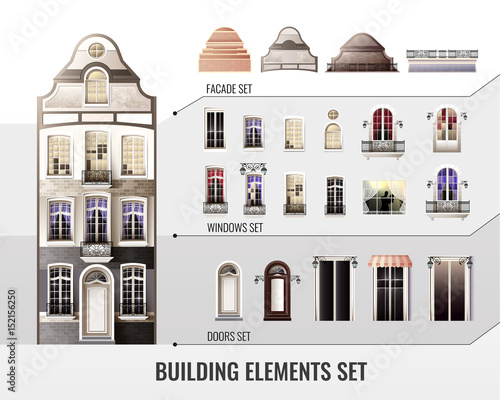European Building Elements Set