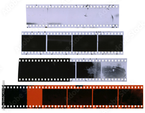 Wallpaper Mural Old, used, dusty and scratched celluloid film strips Torontodigital.ca