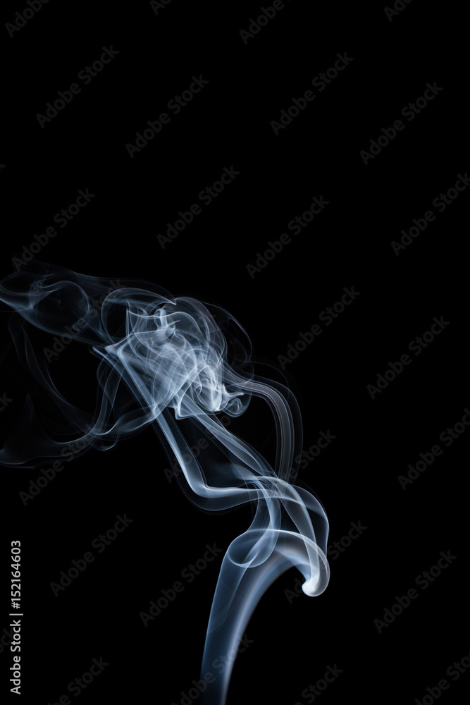 smoke on black background smoke on black background