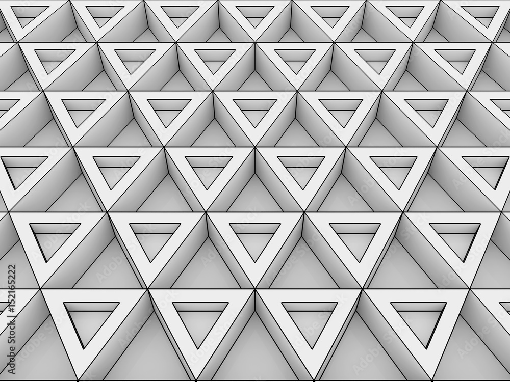 equilateral triangles - white abstract background equilateral triangles - white abstract background
