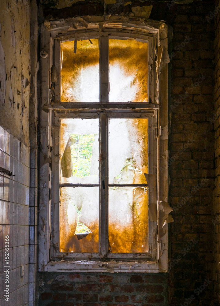 The old and ruined widow of building, lost places The old and ruined widow of building, lost places