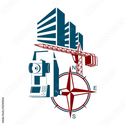 Surveying and construction symbol