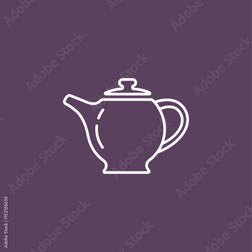 The teapot icon. Tea symbol 