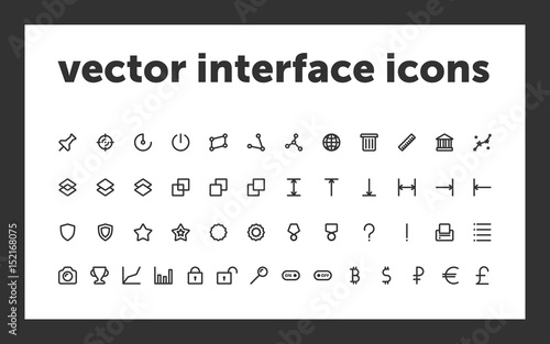 Icons for program interface