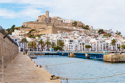 Ibiza Dalt Vila downtown, Ibiza, Spain.