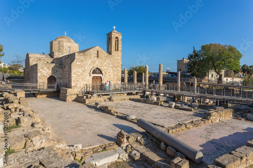 Panagia Chrysopolitissa Basilica in Paphos photo