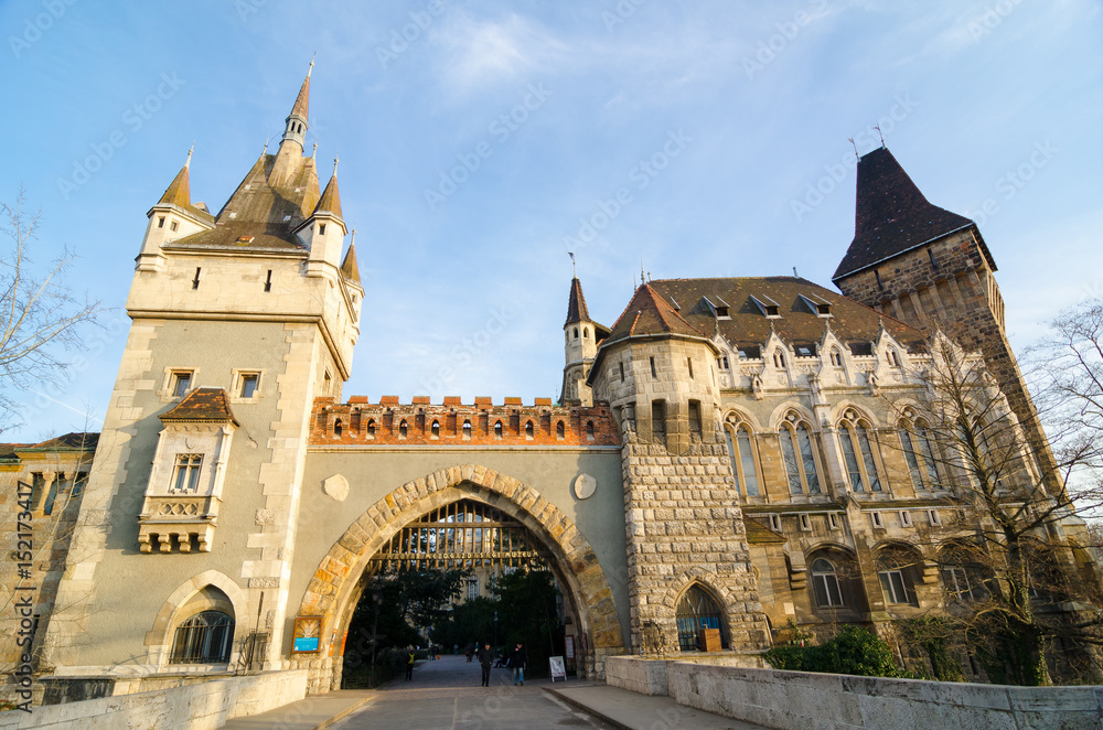 Vajdahunyad Castle is a castle in the City Park of Budapest, Hungary
