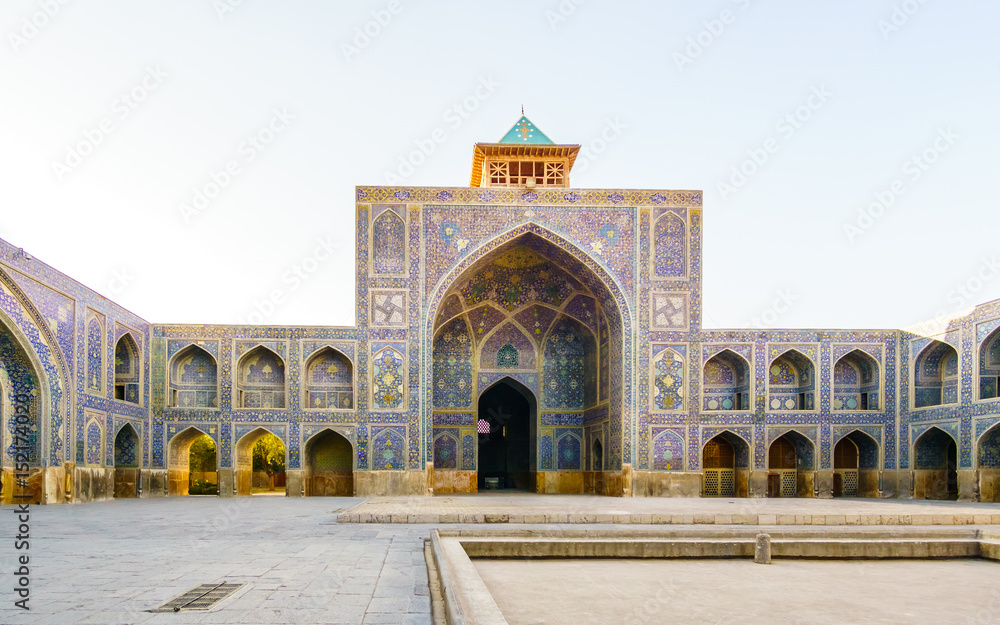 View on Shah Mosque in Isfahan, Iran