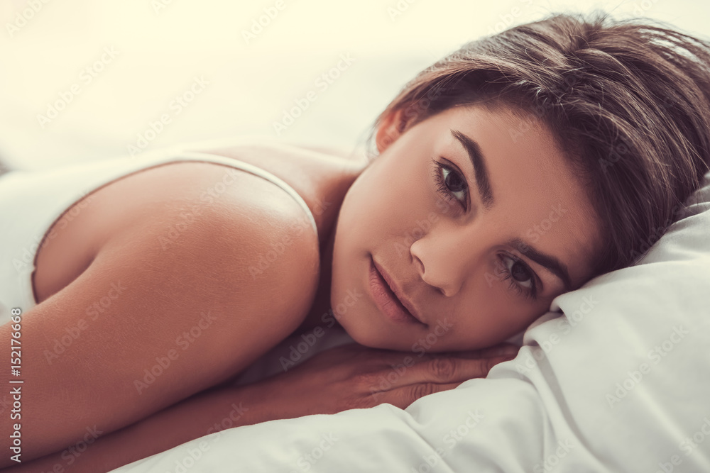 Girl in bed Girl in bed