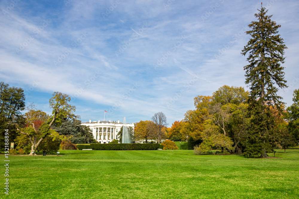 The White House in Washington, DC. The White House in Washington, DC.