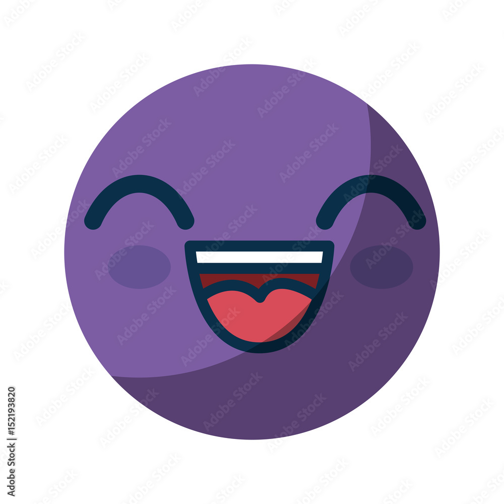 happy cartoon face icon over white background. colorful design. vector illustration happy cartoon face icon over white background. colorful design. vector illustration