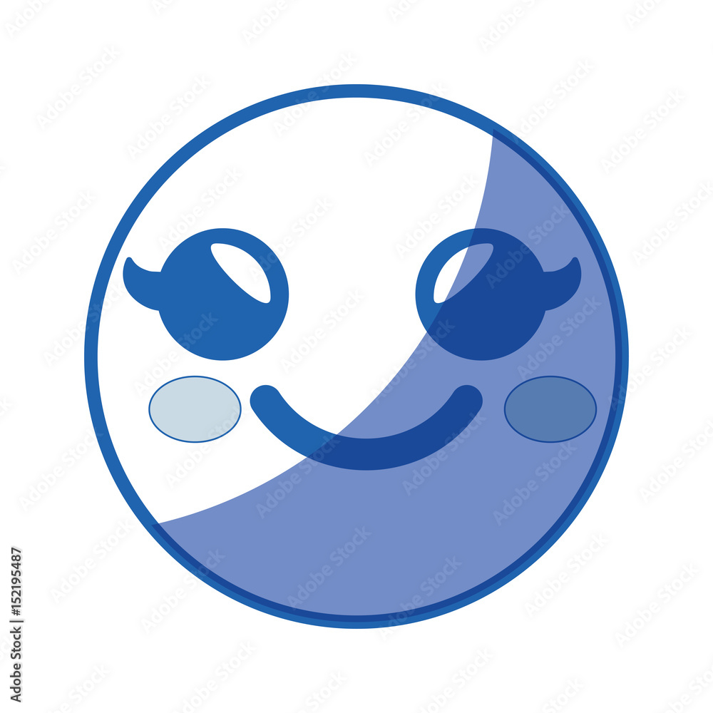 happy cartoon face icon over white background. vector illustration happy cartoon face icon over white background. vector illustration