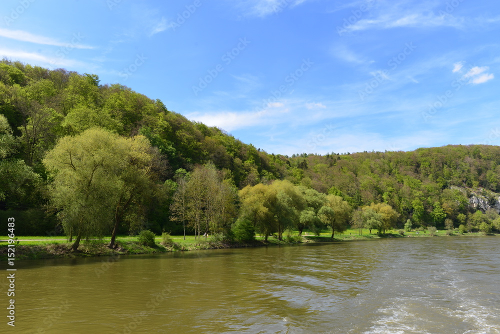 Donaudurchbruch bei Weltenburg in Niederbayern Donaudurchbruch bei Weltenburg in Niederbayern