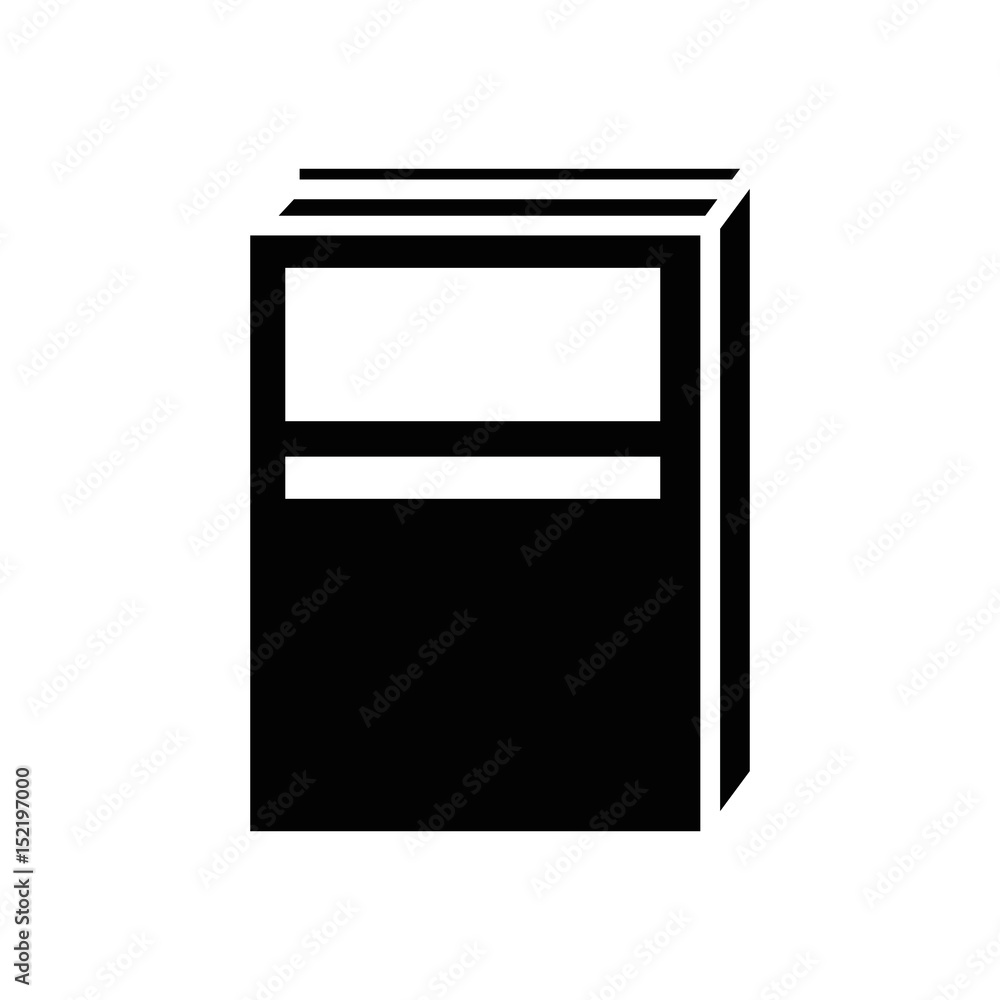 academic book icon over white background. vector illustration academic book icon over white background. vector illustration