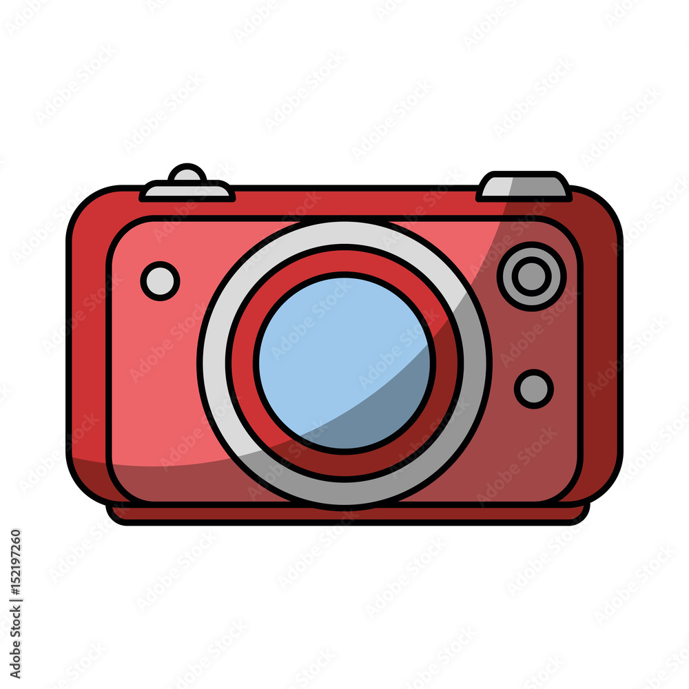 camera icon over white background. vector illustration camera icon over white background. vector illustration