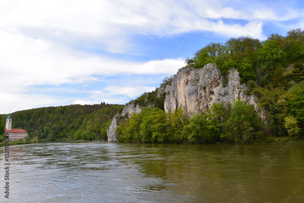 Donaudurchbruch bei Weltenburg in NIederbayern Donaudurchbruch bei Weltenburg in NIederbayern
