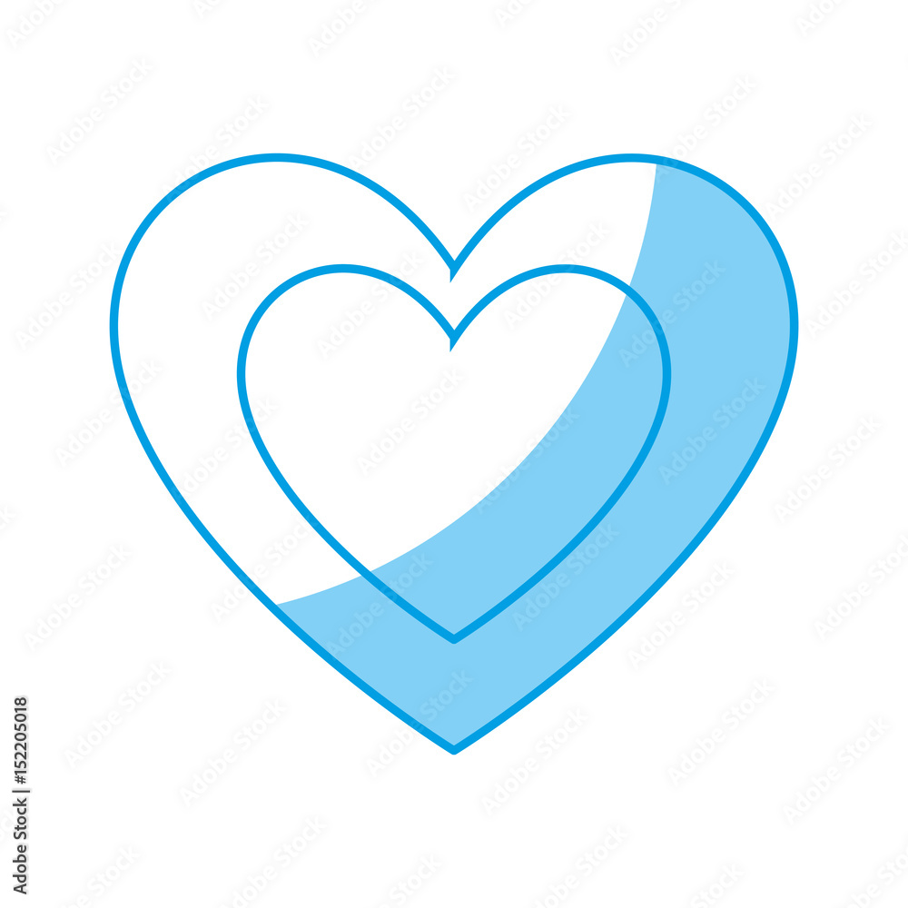 heart icon over white background. vector illustration heart icon over white background. vector illustration