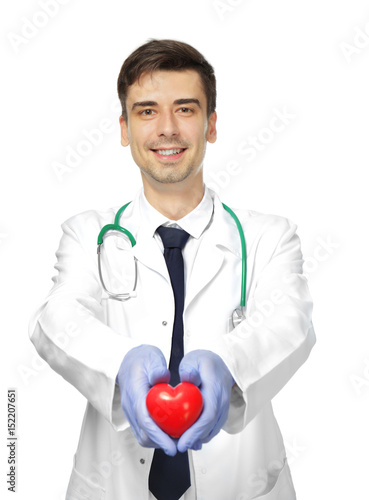 Handsome young cardiologist...