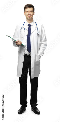 Handsome young doctor with ...