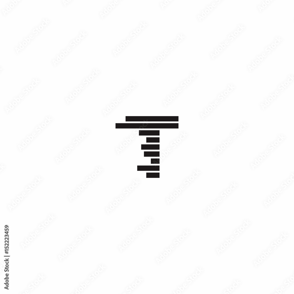 T Letter Fast Logo Vector T Letter Fast Logo Vector