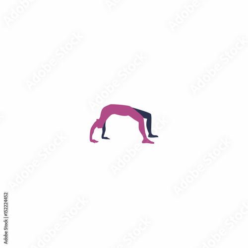 yoga and fitness logo vector