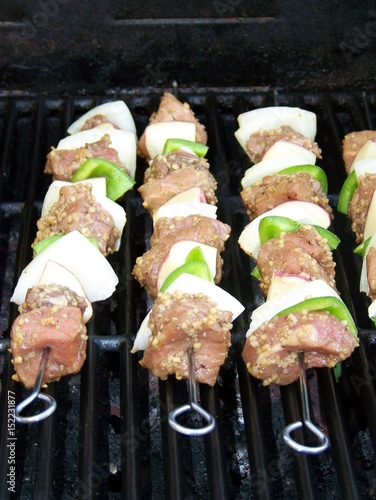 Принти на полотні Barbecue Beef Skishkabobs