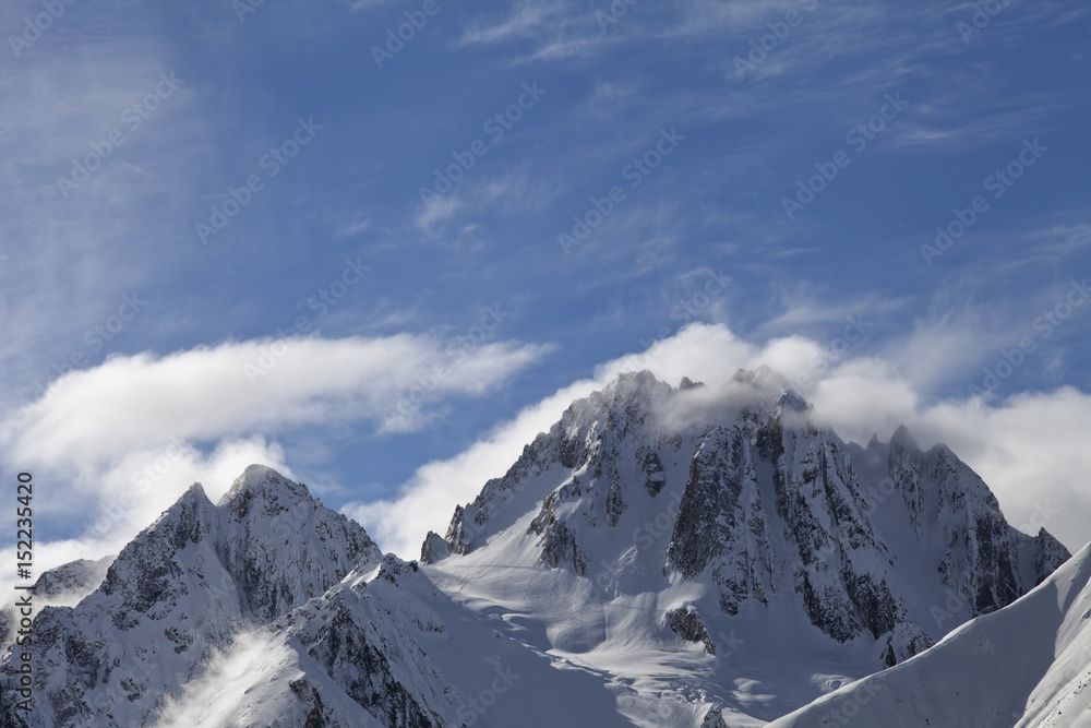 Obraz premium Alaska Mountain Peaks