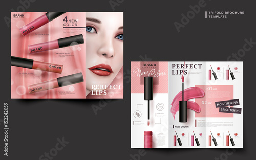 cosmetic brochure design