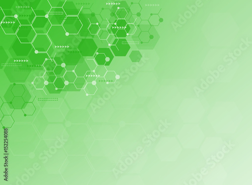 Abstract molecules medical background