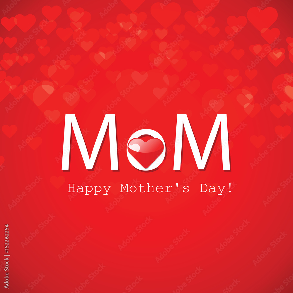 Beautiful mother's day text design. Eps 10 Beautiful mother's day text design. Eps 10