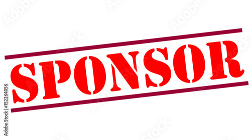 Stamp red with text SPONSOR