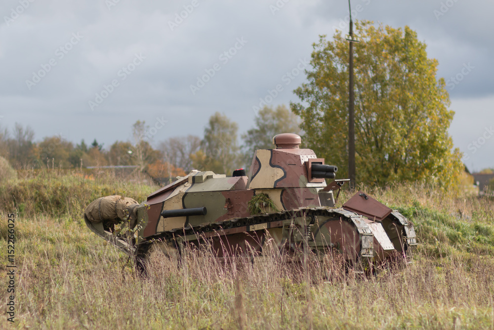 Fototapeta premium Tank. Fighting machine.