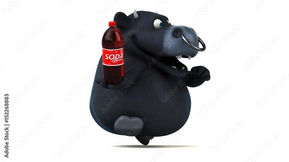 Fun black bull Fun black bull